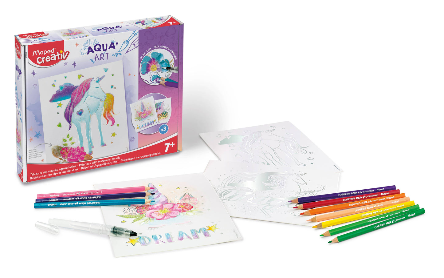 Aqua'Art Metallized Watercolor Kit - Unicorn
