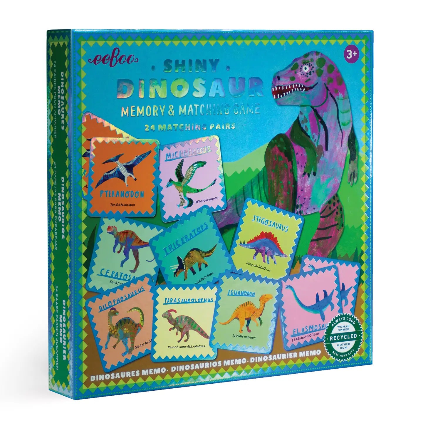 Shiny Dinosaur Memory and Matching