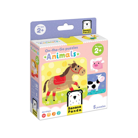 On-the-Go Puzzles Animals for toddlers 2+