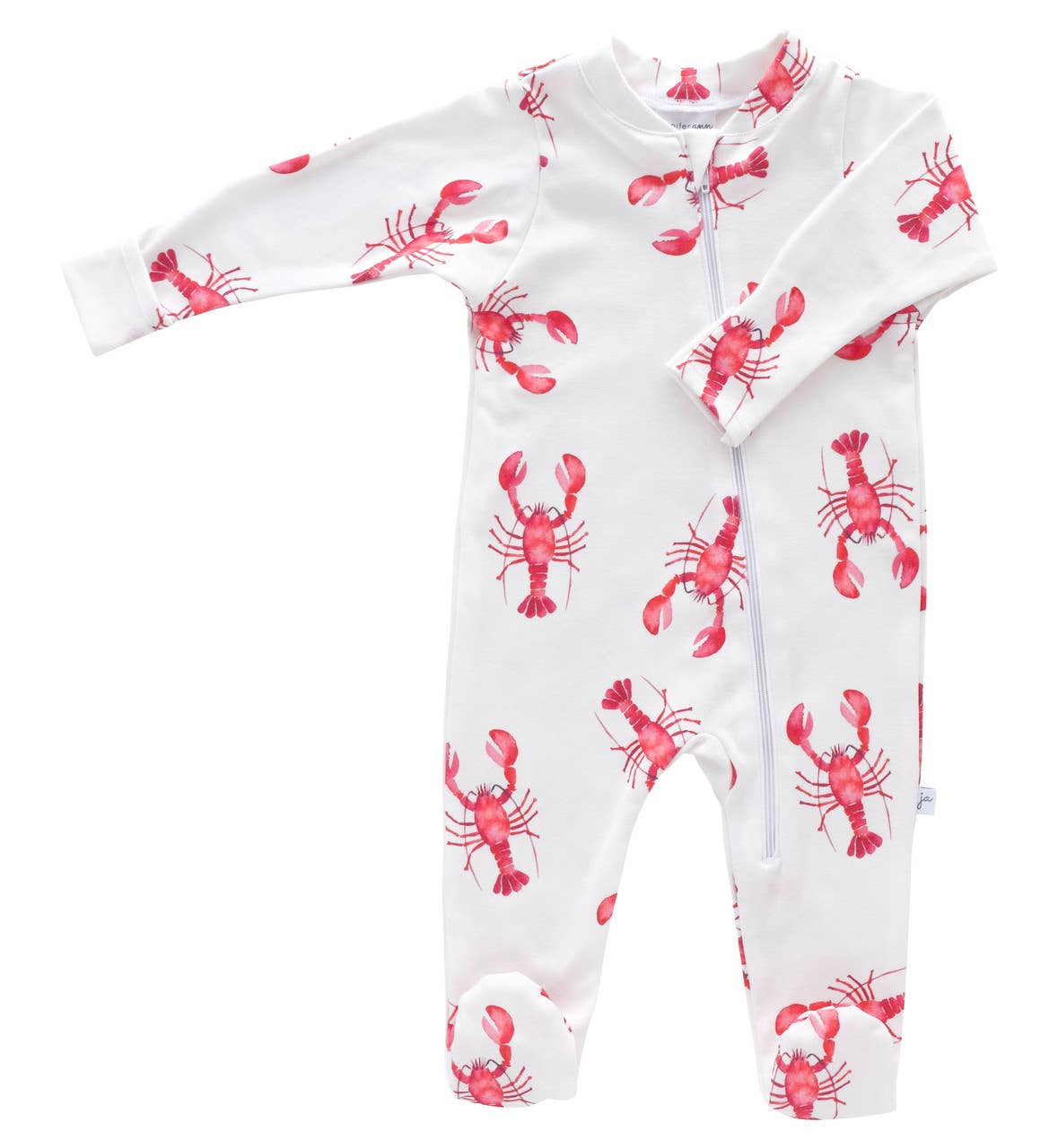 Organic Footie - lobsters: 3-6 m