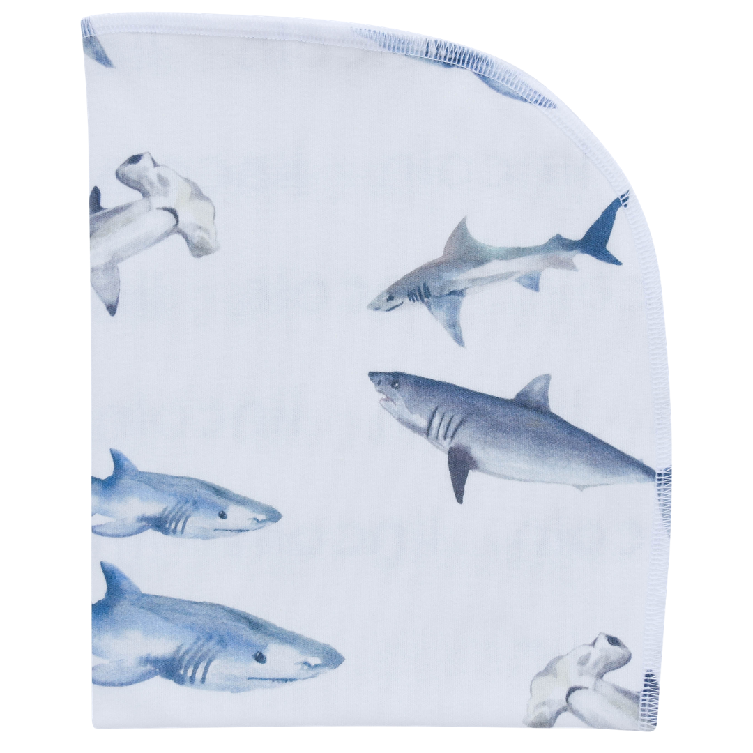 Sharks Organic Blanket