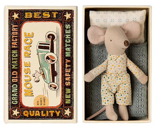 Maileg Little Brother Mouse in Matchbox - Magnet Hands