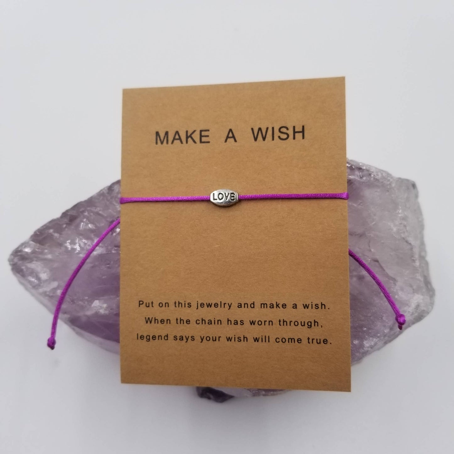 MAKE A WISH LOVE Bracelet - Valentine's Day: Red