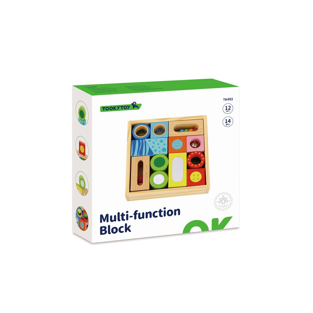 Wooden Multifunction Block Set