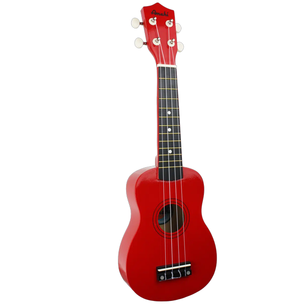 Soprano Gloss Ukulele Red Apple
