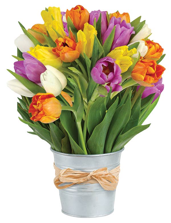 Tulips Blank Diecut Card