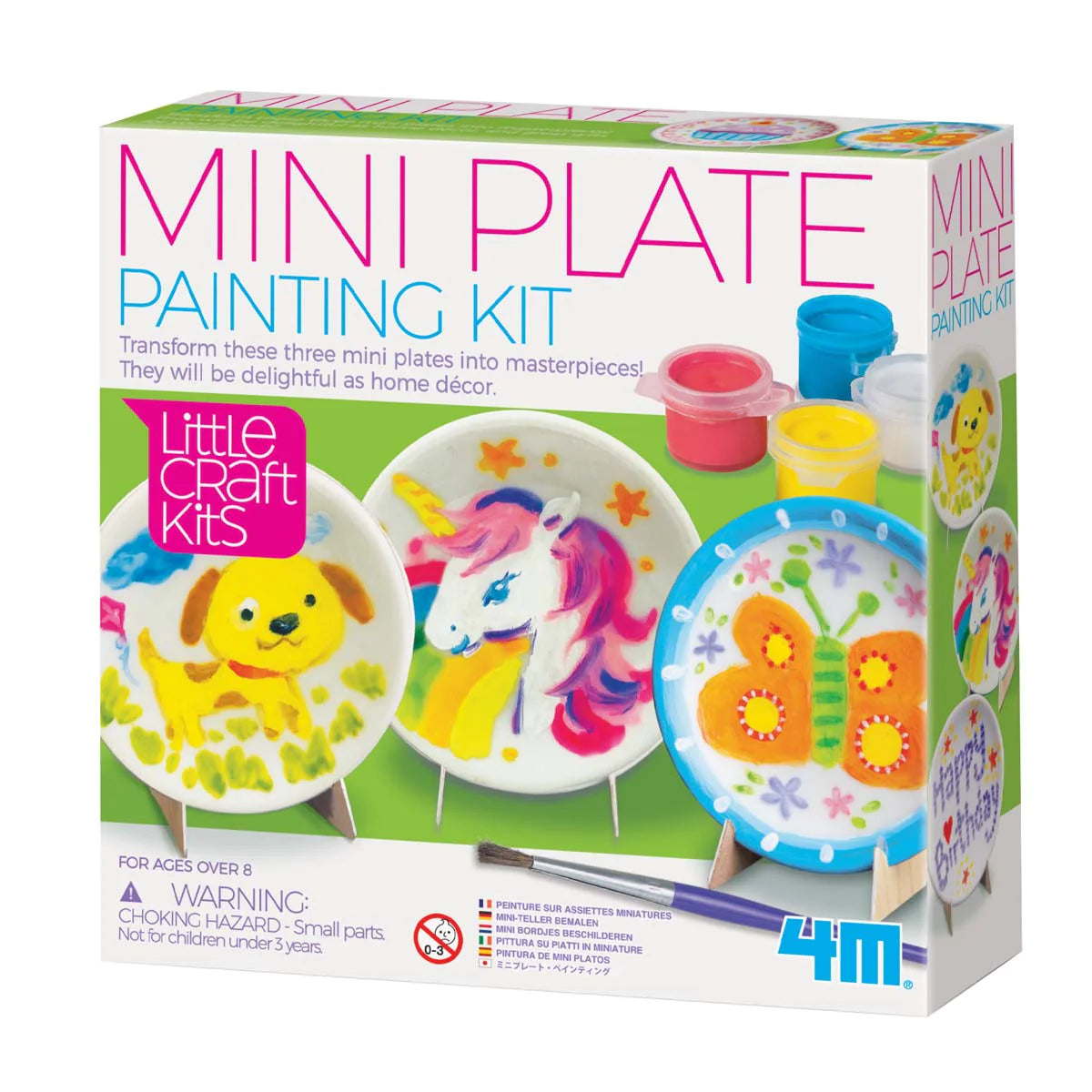 4M-Little Craft Mini Plate Painting Set