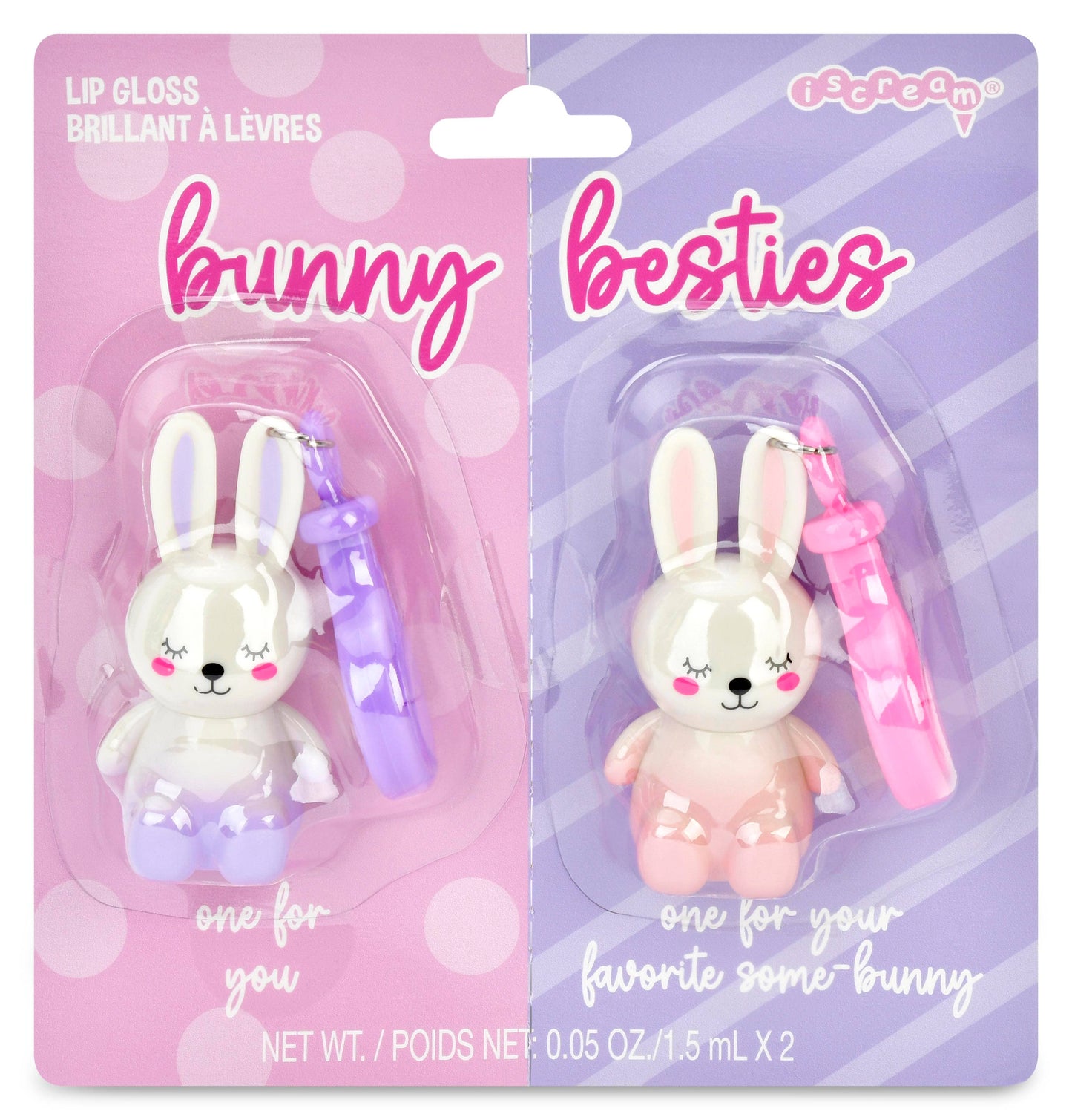 BESTIES LIP GLOSS + KEY CHAINS