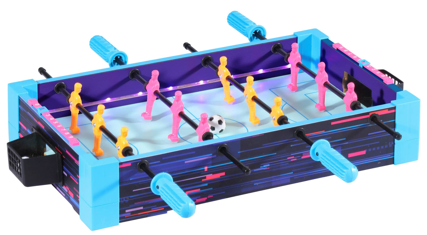 Cyber Glow Foosball Desktop Game