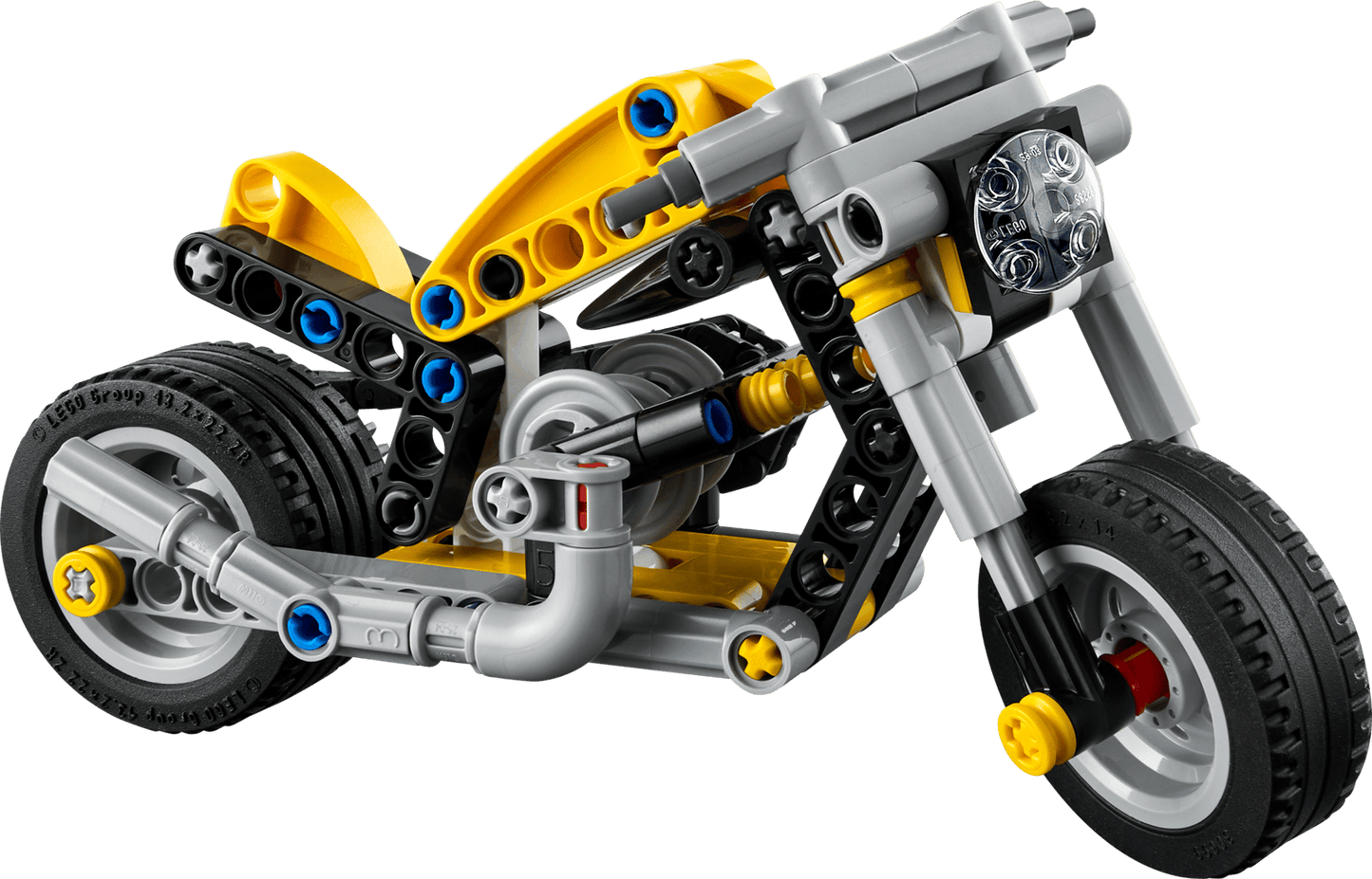 Lego Yellow Motorcycle