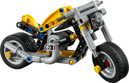 Lego Yellow Motorcycle