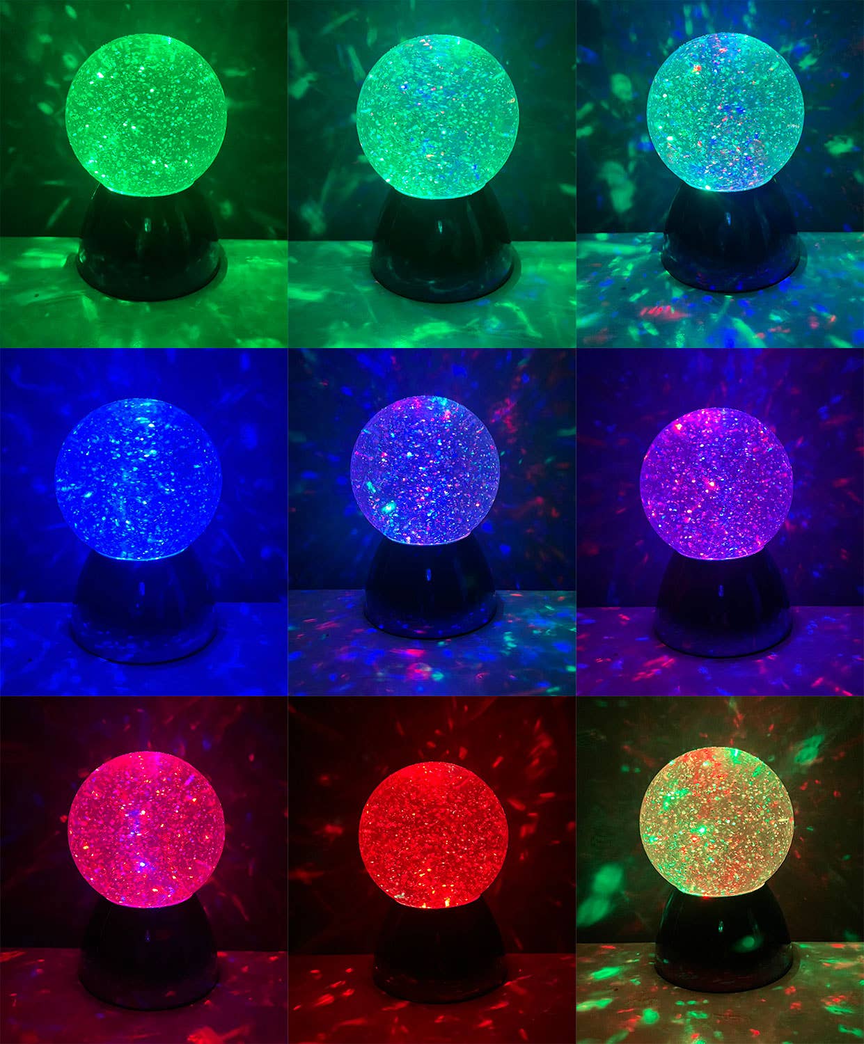 Disco Motion Color Changing LED Ball