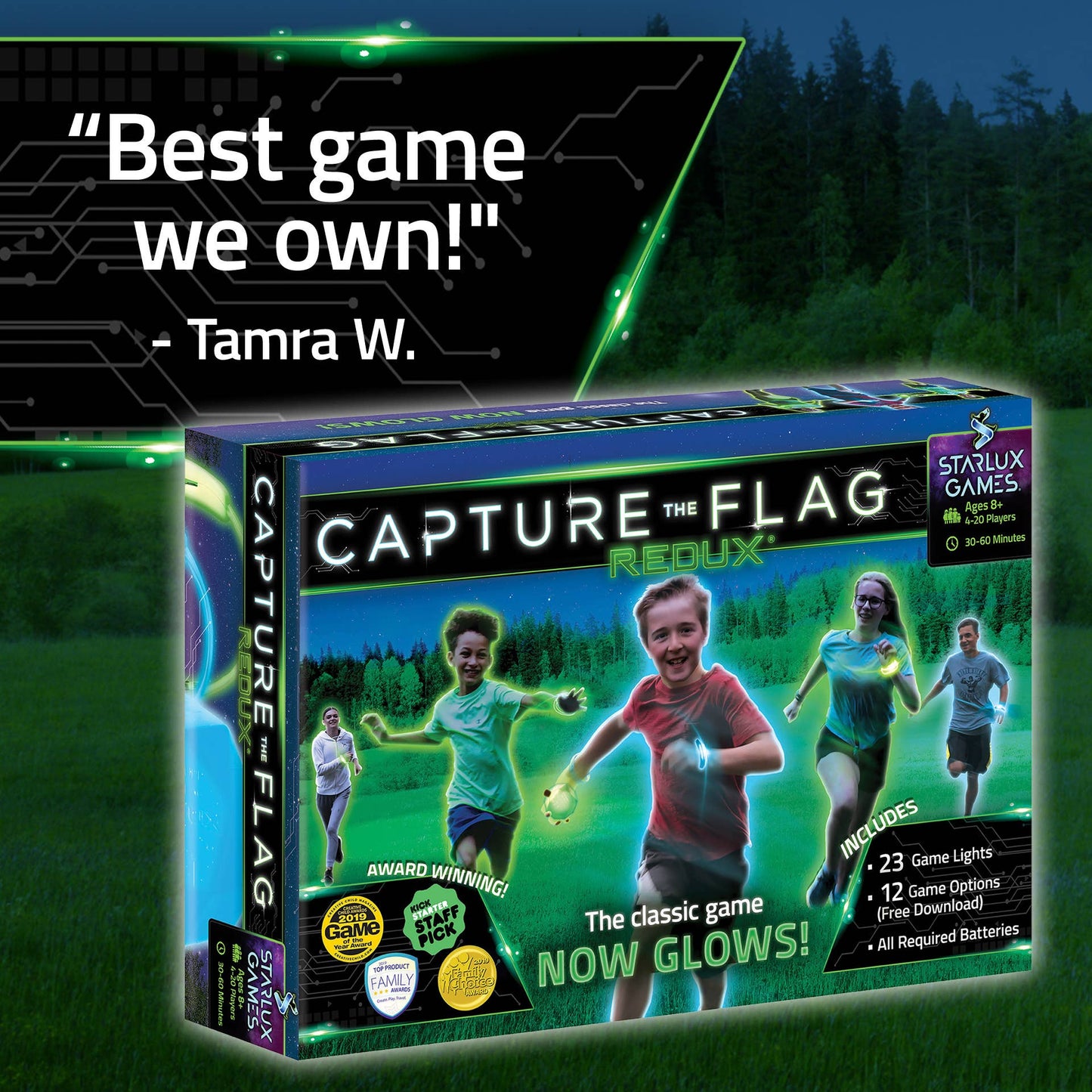 Glow in the Dark Capture the Flag