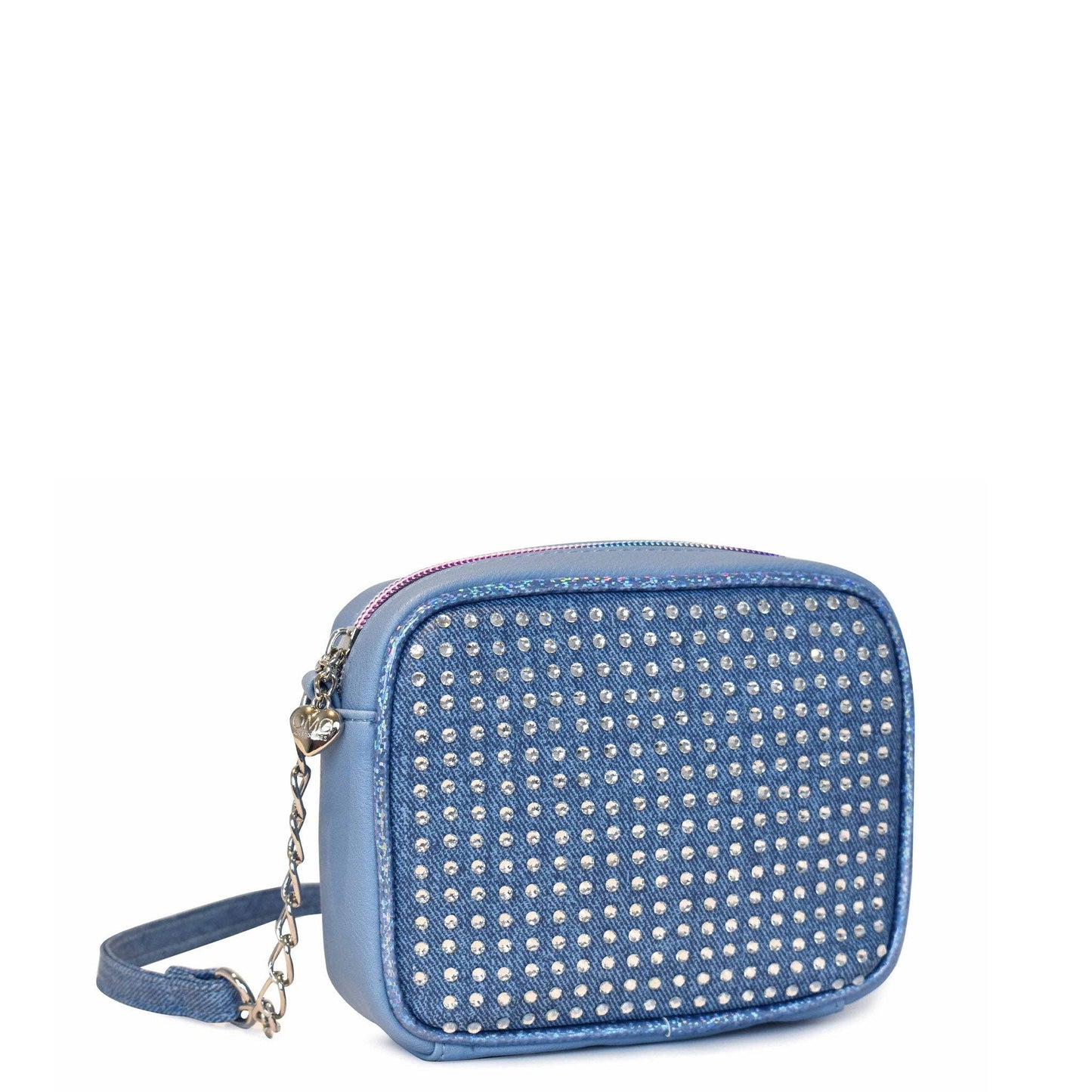 Rhinestones Denim Crossbody