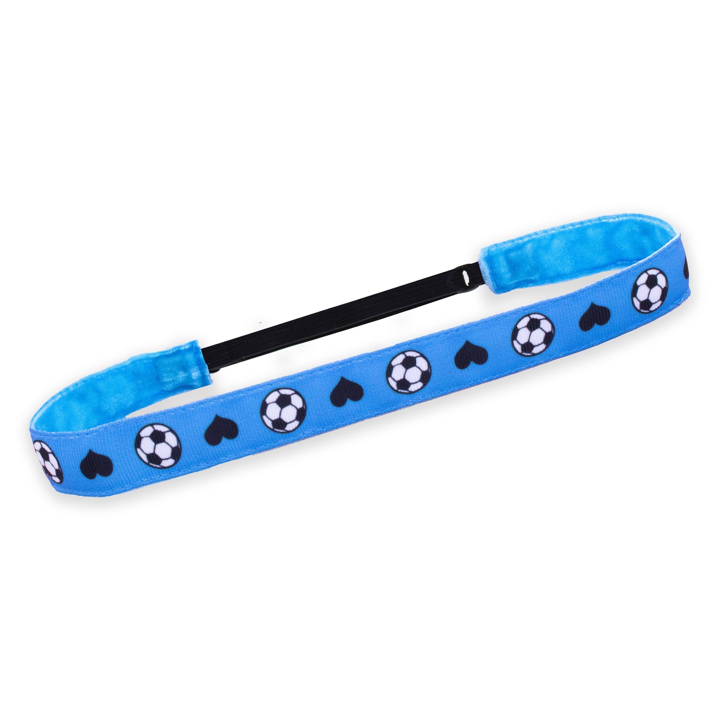 No Slip Soccer Headbands: Blue