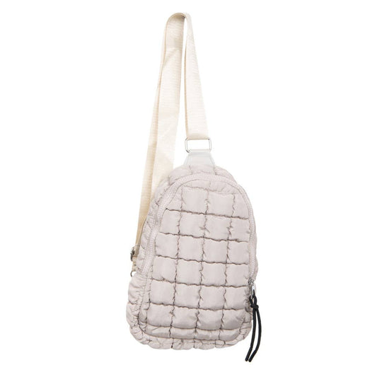 Sand Crossbody Quilted Bag