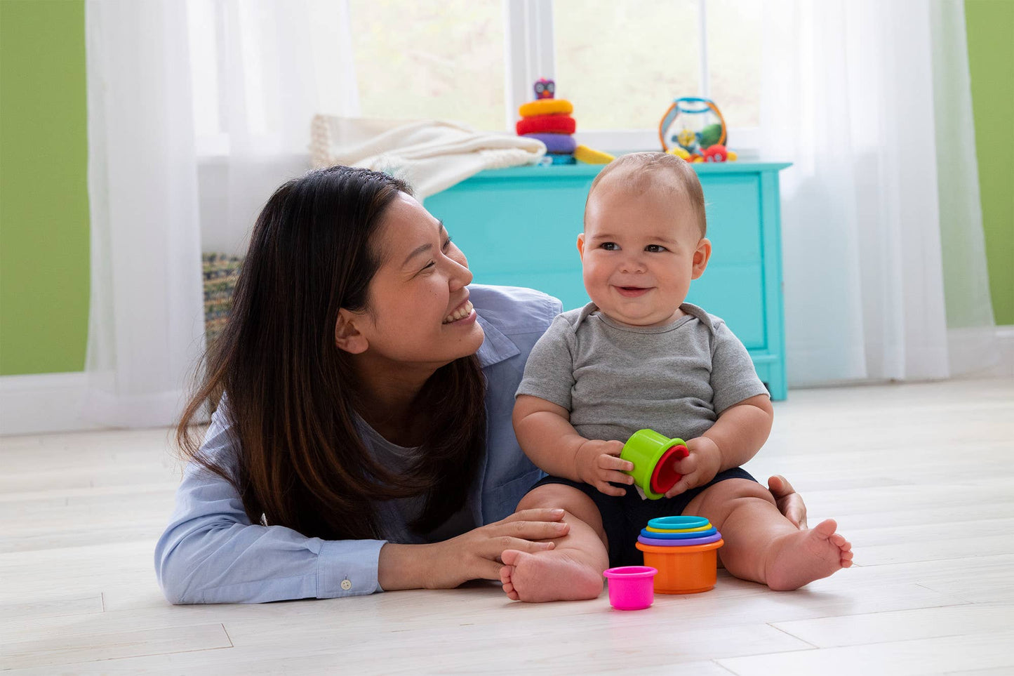 Lamaze Pile & Play Cups - Stacking Cups Toy