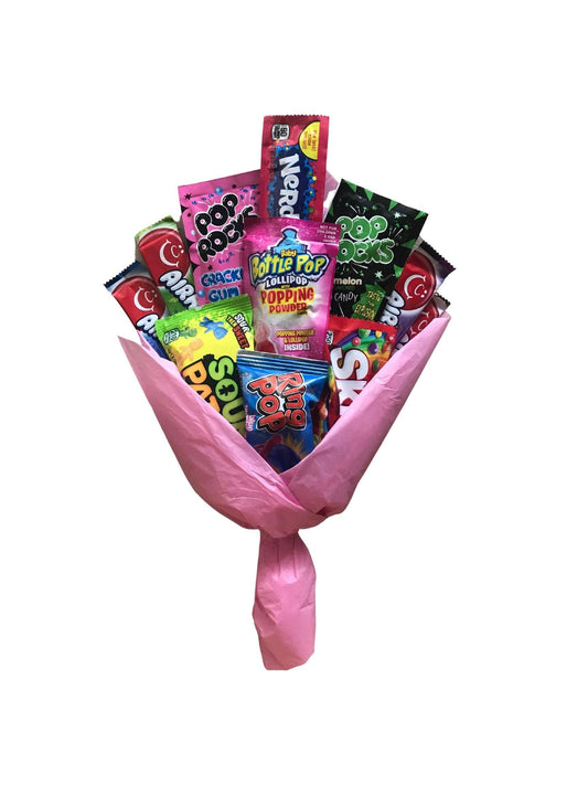 Small Candy Bouquet Hot Pink