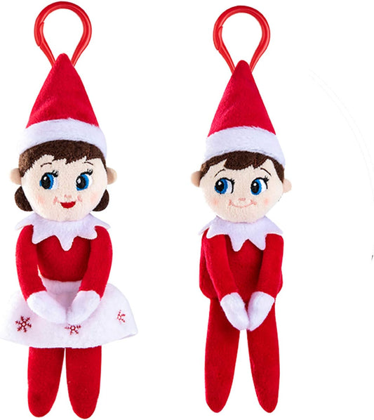 Elf Plushee Mini Pals® 4" Clip On / Keychain