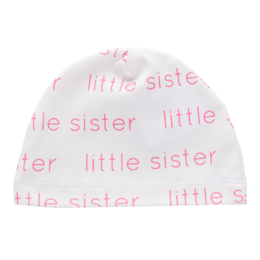 Organic Beanie - little sister: 0-3 months