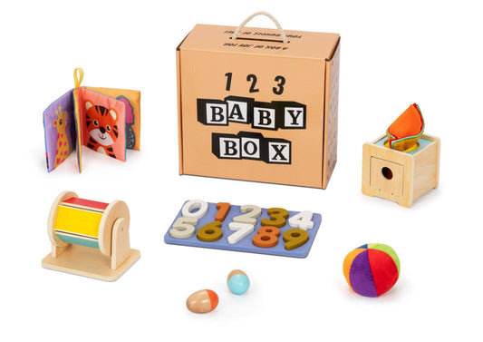 Montessori Educational Box (5-6 M) Peach