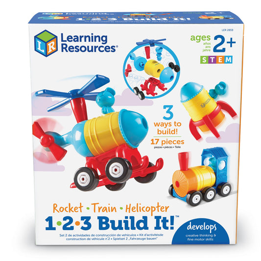 1-2-3 Build It!™ Train/Rocket/Helicopter