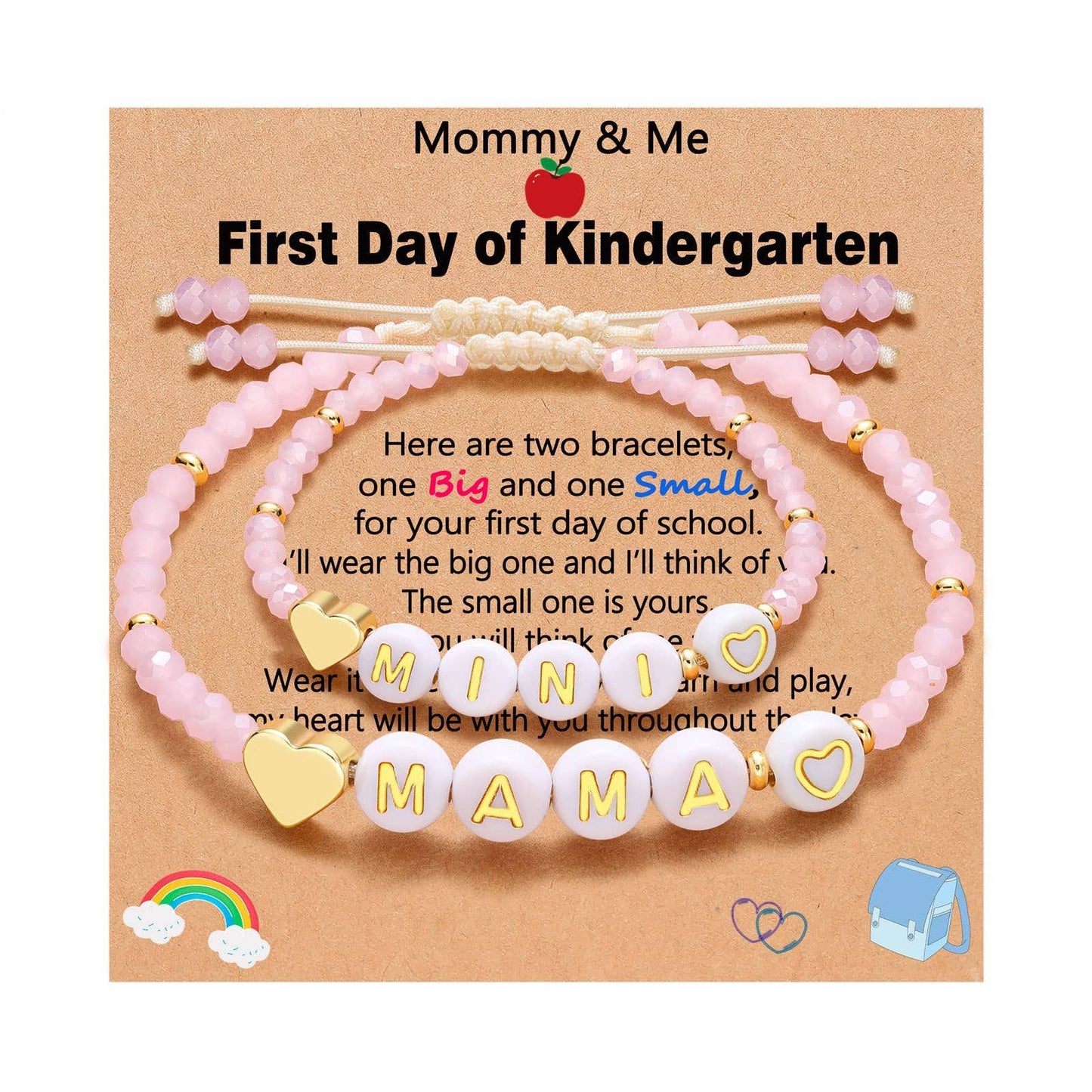 Back to school bracelet set
