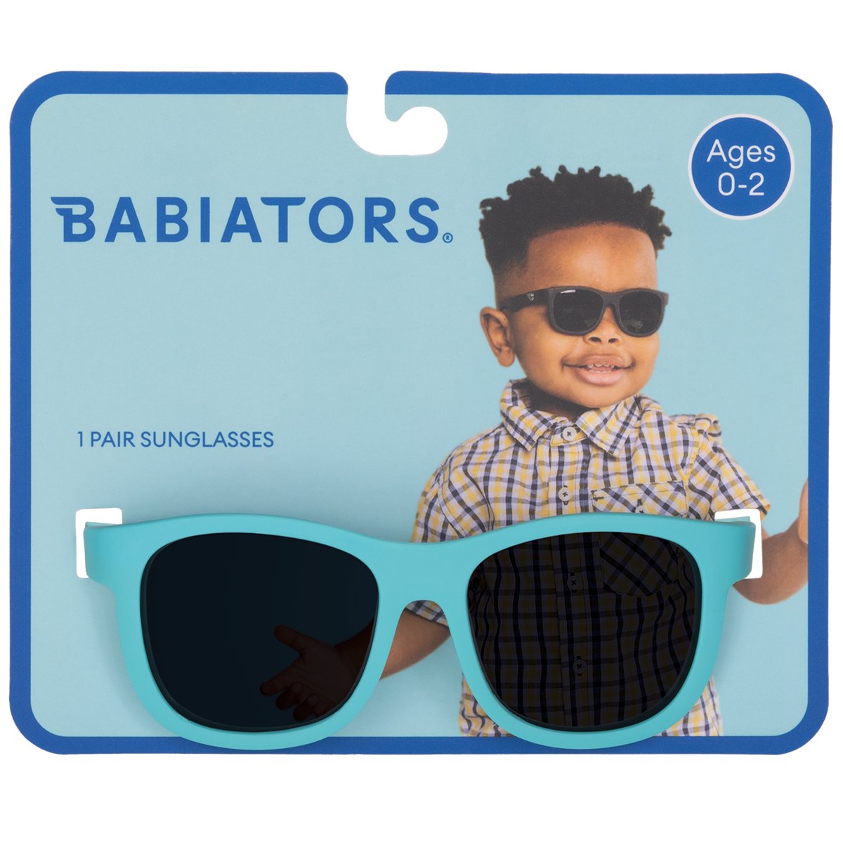 Turquoise Navigator Sunglasses- Ages 0-2