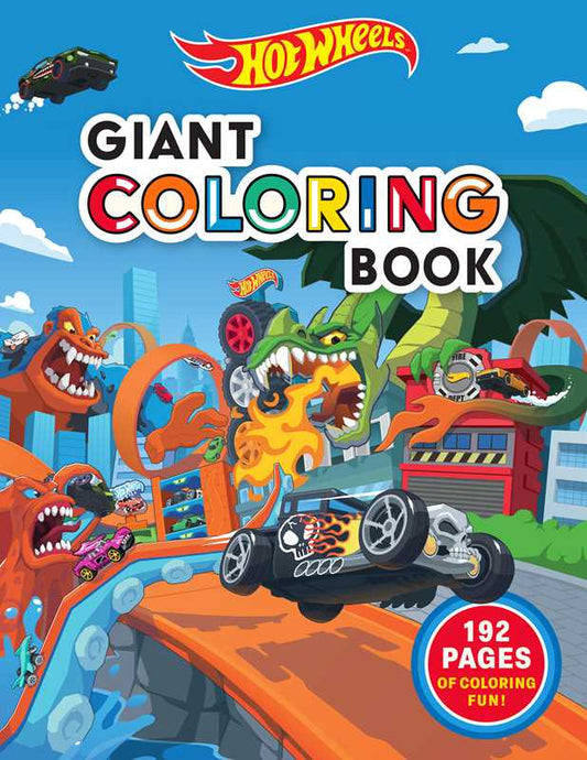 Hot Wheels: Giant Coloring Book by Mattel: Paperback; 192 pages / English