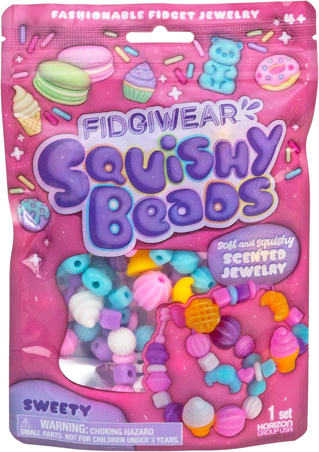 Fidgiwear Squishy Beads Sweety