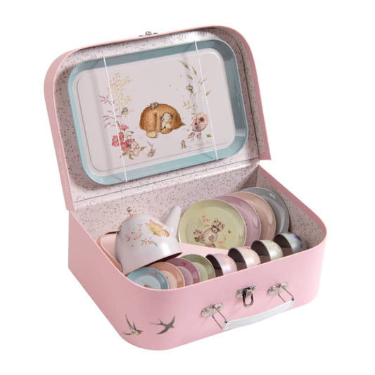 Suitcase Tea Party Metal Set
