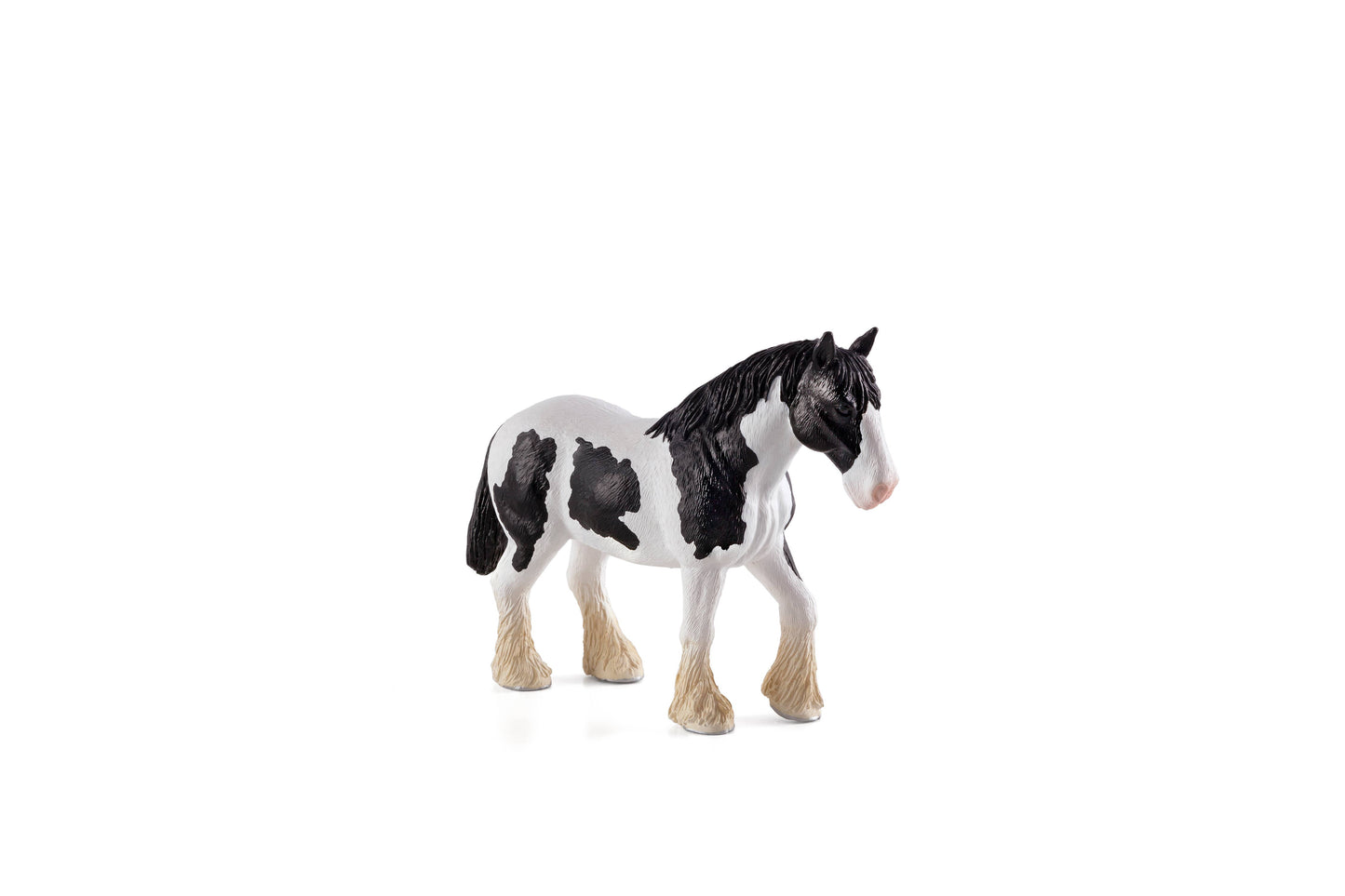 MOJO Clydesdale Horse Black and White