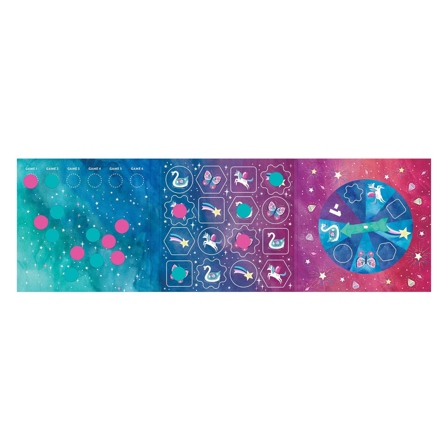 Unicorn 4-in-a-Row Magnetic Board Game