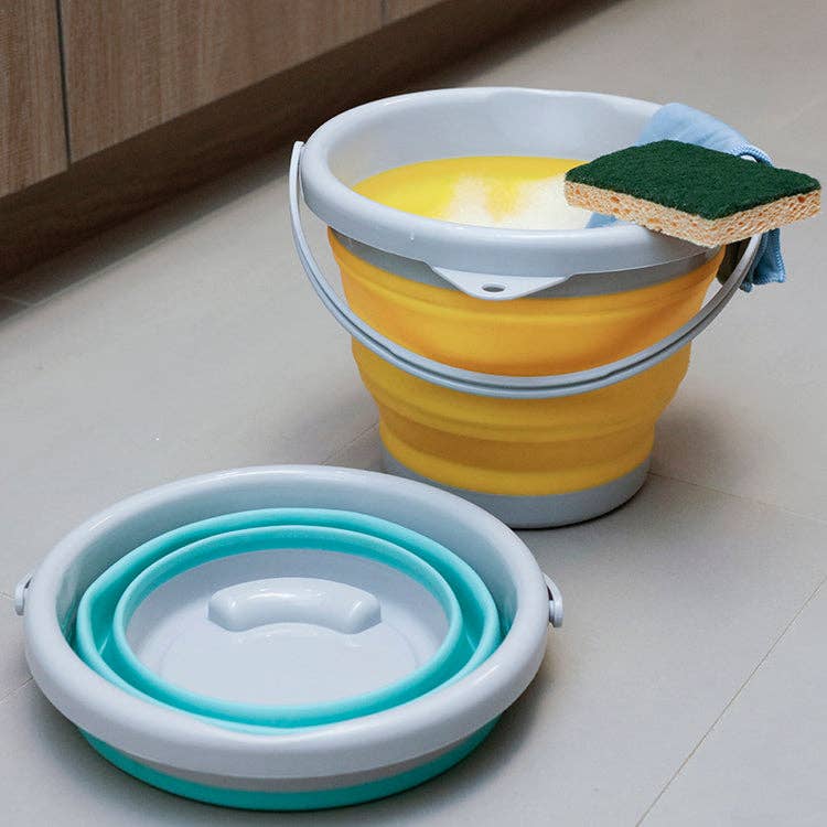 Yellow Collapsible Bucket