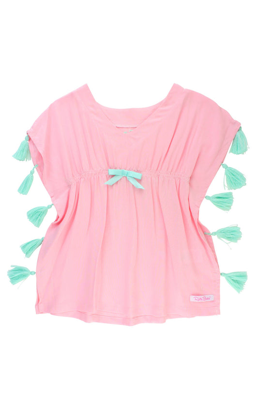 Pink Kaftan Cover-Up: 4T/5