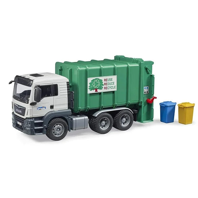 Bruder Rear Loading Garbage Truck