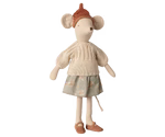 Maileg Mouse, Medium - Skirt and sweater