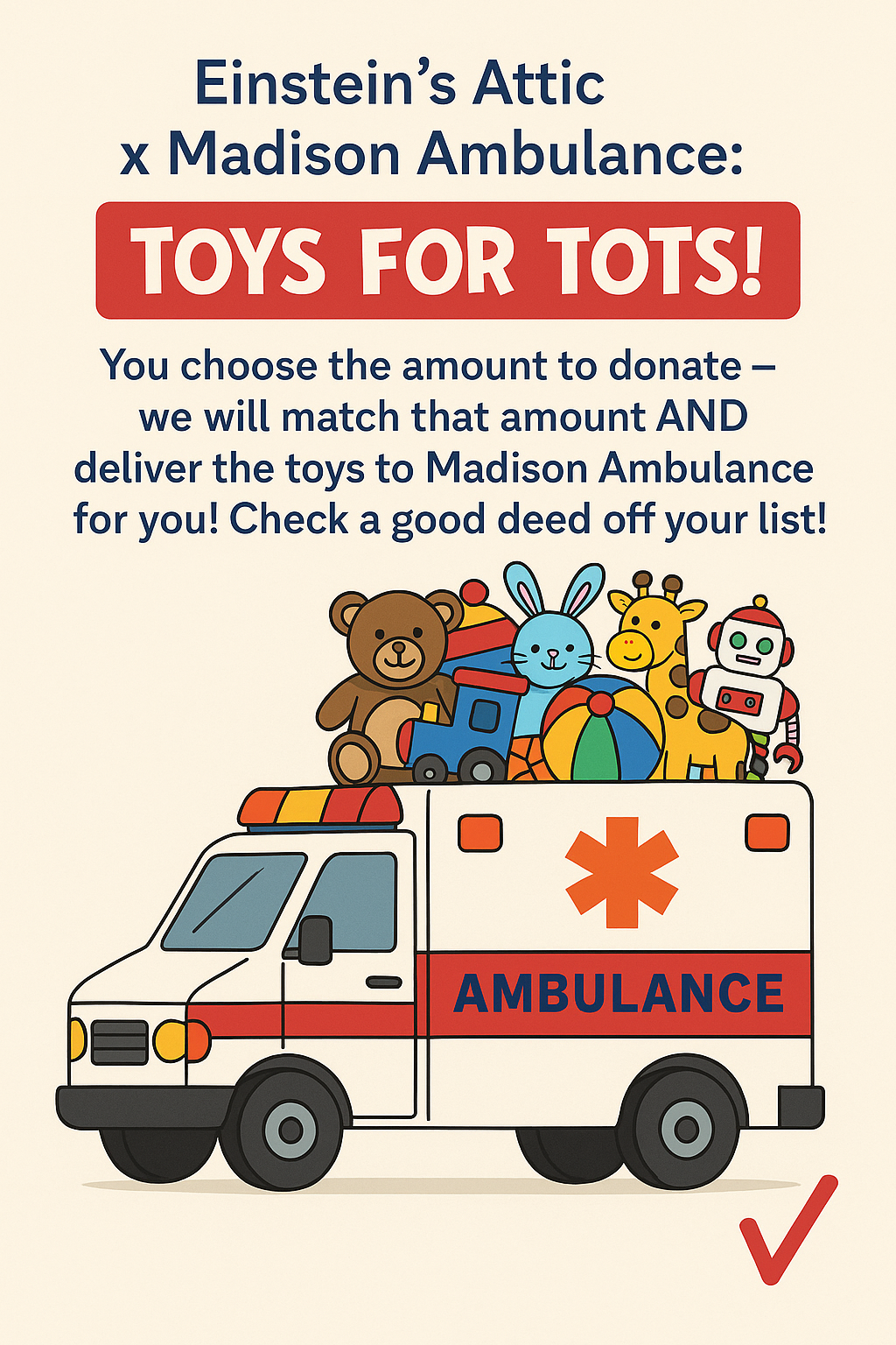 🚑 Toys For Tots - Madison Ambulance