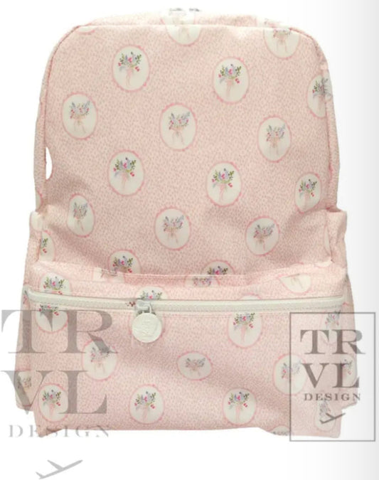 BACKPACKER floral medallion pink