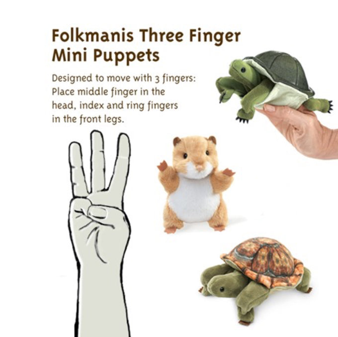 Finger Puppet - Mini Tortoise