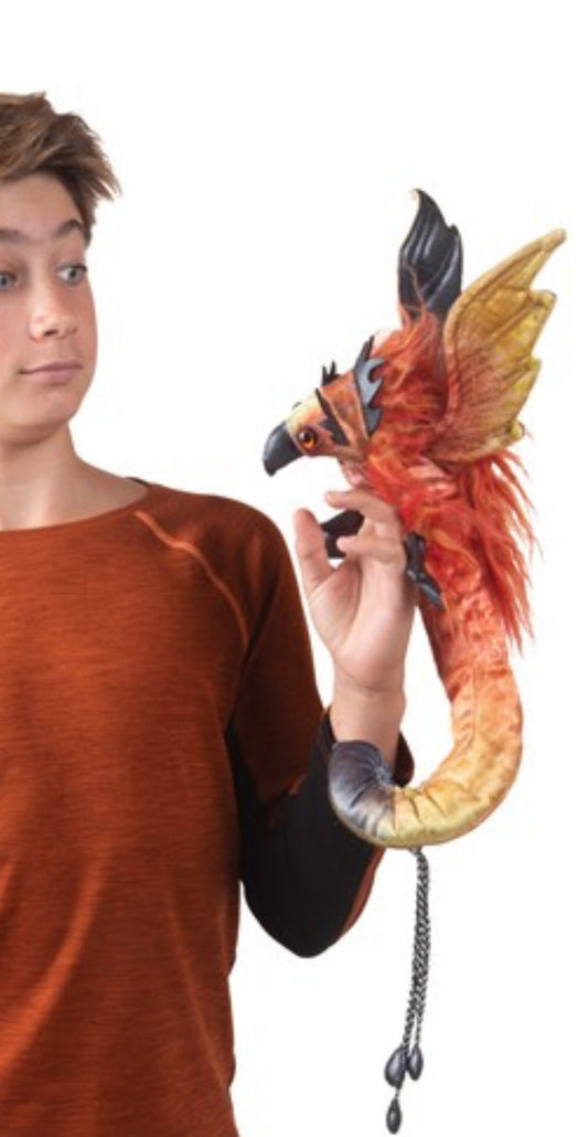 Puppet Phoenix Wristlet