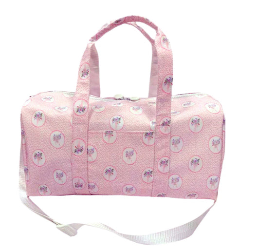 WEEKENDER floral pink duffel