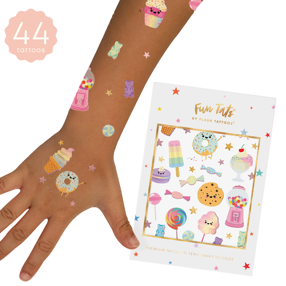 SUGAR RUSH Temporary Tattoo Pack