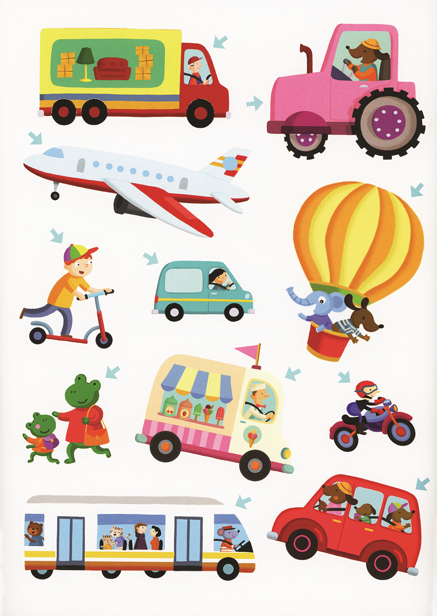 Big Stickers, Things That Go