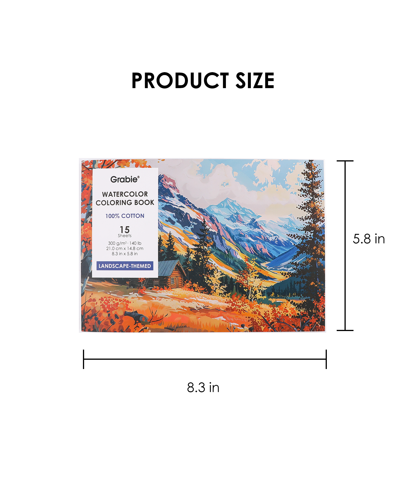 Landscape-Themed Watercolor Book