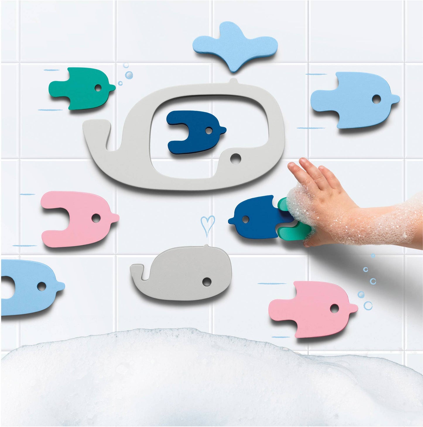 Quut Bath Puzzle - Flower Power