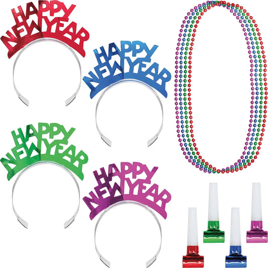 Assorted Colors New Year Wearables Kit for 4