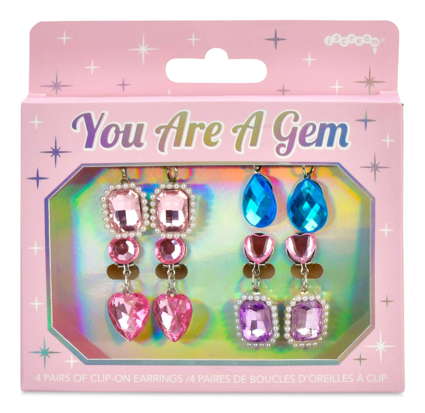 You're A Gem Clip On Earring Set