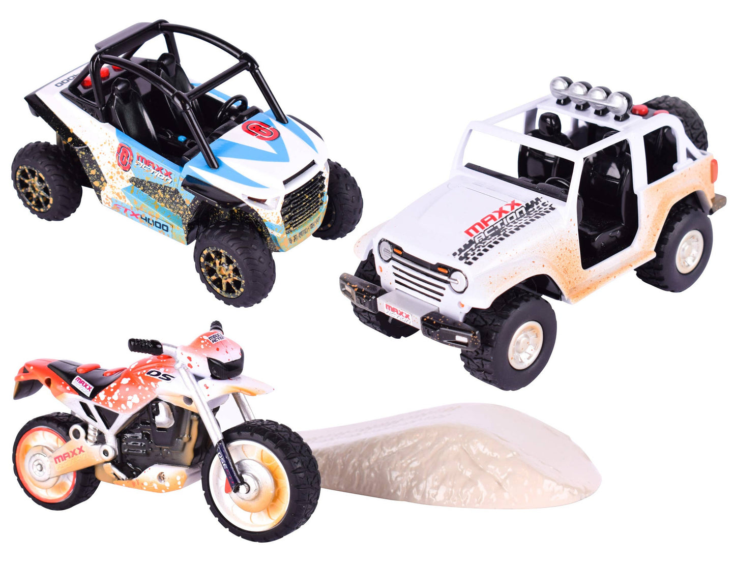 Maxx Action Lights + Sounds Off Road Vehicles