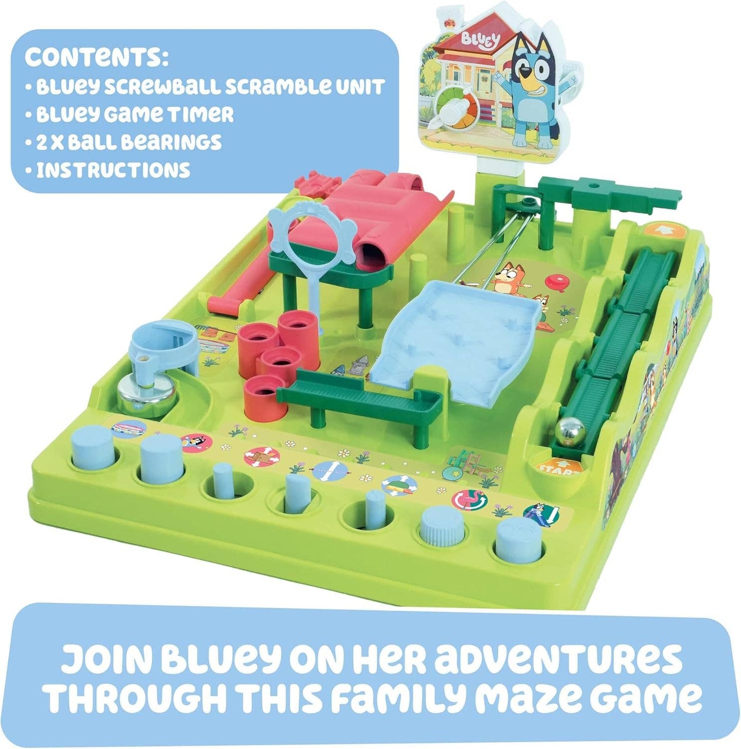 Bluey Screwball Scramble Marble Maze